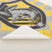 Harry Potter | Hufflepuff House Pride Crest Sherpa Deken (3/4)