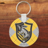 Harry Potter | Hufflepuff House Pride Crest Sleutelhanger (Voorkant)