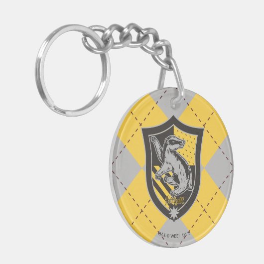 Harry Potter | Hufflepuff House Pride Crest Sleutelhanger (Voorkant Links)