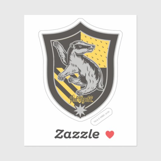 Harry Potter| Hufflepuff House Pride Crest Sticker (Vel)