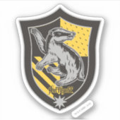 Harry Potter| Hufflepuff House Pride Crest Sticker (Voorkant)