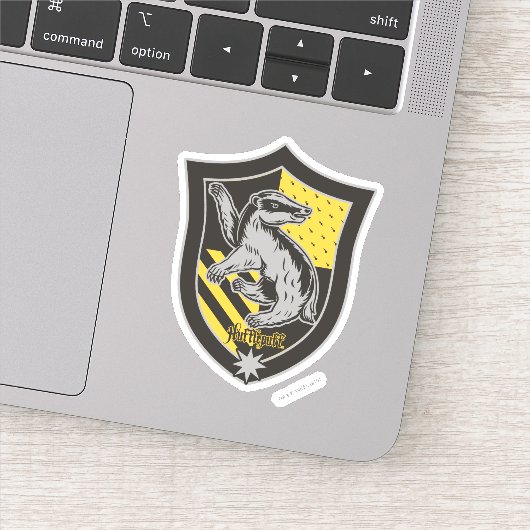 Harry Potter| Hufflepuff House Pride Crest Sticker (Detail)
