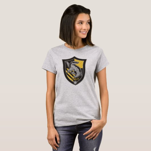 Harry Potter | Hufflepuff House Pride Crest T-shirt (Voorkant volledig)