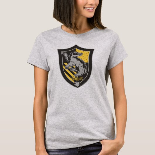 Harry Potter | Hufflepuff House Pride Crest T-shirt (Voorkant)