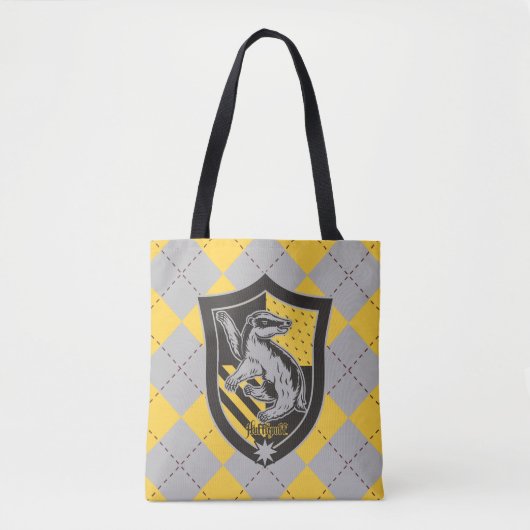 Harry Potter | Hufflepuff House Pride Crest Tote Bag (Voorkant)