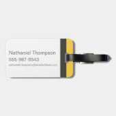 Harry Potter| Hufflepuff House Pride Graphic Bagagelabel (Achterkant horizontaal)