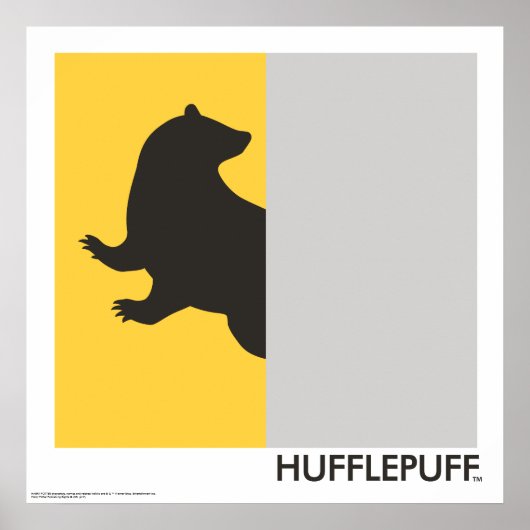 Harry Potter | Hufflepuff House Pride Graphic Poster (Voorkant)
