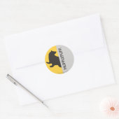 Harry Potter| Hufflepuff House Pride Graphic Ronde Sticker (Envelop)