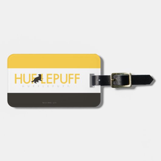 Harry Potter | Hufflepuff House Pride Logo Bagagelabel (Voorkant horizontaal)