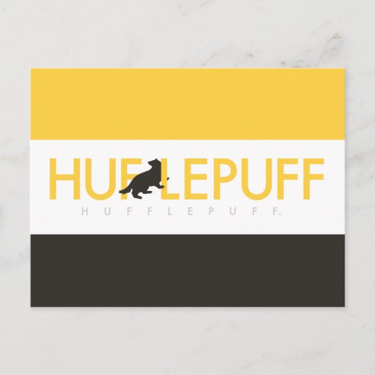 Harry Potter | Hufflepuff House Pride Logo Briefkaart (Voorkant)