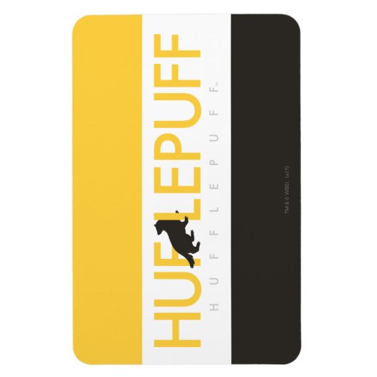 Harry Potter | Hufflepuff House Pride Logo Magneet (Verticaal)
