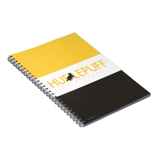Harry Potter | Hufflepuff House Pride Logo Notitieboek (Rechterzijde)