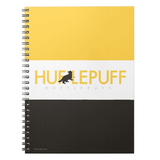 Harry Potter | Hufflepuff House Pride Logo Notitieboek (Voorkant)