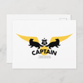 Harry Potter | HUFFLEPUFF™ House Quidditch Captain Briefkaart (Voorkant / Achterkant)