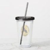 Harry Potter | HUFFLEPUFF™ House Trais Graphic Acryl Drinkbeker (Achterkant)