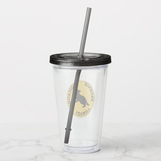 Harry Potter | HUFFLEPUFF™ House Trais Graphic Acryl Drinkbeker (Achterkant)