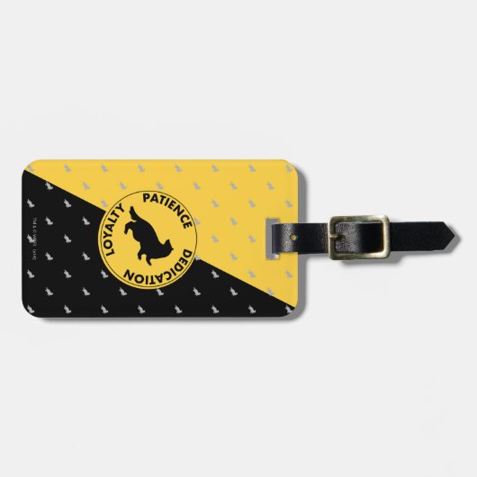 Harry Potter | HUFFLEPUFF™ House Trais Graphic Bagagelabel (Voorkant horizontaal)