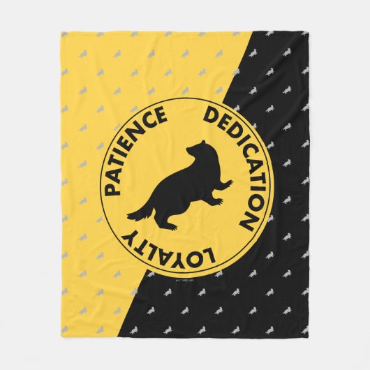 Harry Potter | HUFFLEPUFF™ House Trais Graphic Fleece Deken (Voorkant)