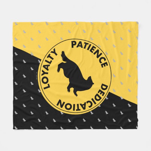 Harry Potter | HUFFLEPUFF™ House Trais Graphic Fleece Deken (Voorkant (Horizontaal))