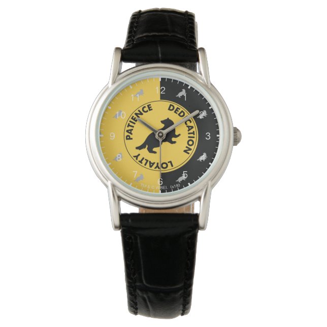Harry Potter | HUFFLEPUFF™ House Trais Graphic Horloge (Voorkant)