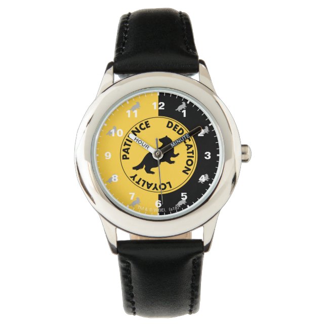 Harry Potter | HUFFLEPUFF™ House Trais Graphic Horloge (Voorkant)