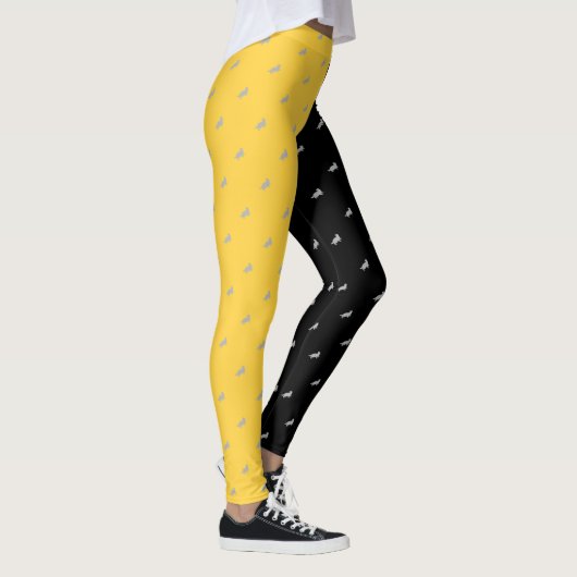 Harry Potter | HUFFLEPUFF™ House Trais Graphic Leggings (Rechts)