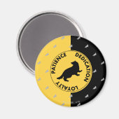 Harry Potter | HUFFLEPUFF™ House Trais Graphic Magneet (Voorkant / Achterkant)