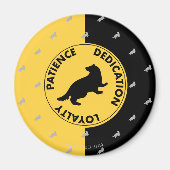 Harry Potter | HUFFLEPUFF™ House Trais Graphic Magneet (Voorkant)