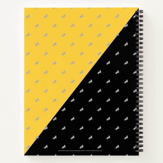 Harry Potter | HUFFLEPUFF™ House Trais Graphic Notitieboek (Achterkant)