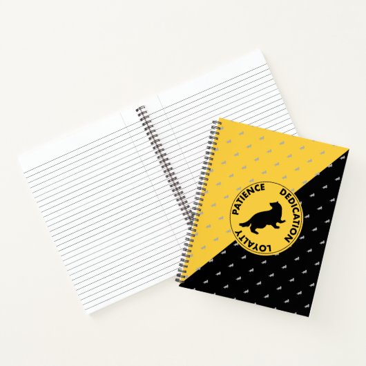 Harry Potter | HUFFLEPUFF™ House Trais Graphic Notitieboek (Binnen)