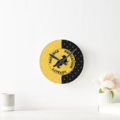 Harry Potter | HUFFLEPUFF™ House Trais Graphic Ronde Klok (Huis)