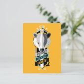 Harry Potter| HUFFLEPUFF™ House Traits Sigil Briefkaart (Staand voorkant)