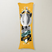 Harry Potter | HUFFLEPUFF™ House Traits Sigil Lichaamskussen (Voorkant Verticaal)