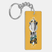 Harry Potter | HUFFLEPUFF™ House Traits Sigil Sleutelhanger (Voorkant Links)