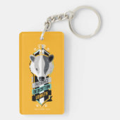 Harry Potter | HUFFLEPUFF™ House Traits Sigil Sleutelhanger (achterkant)