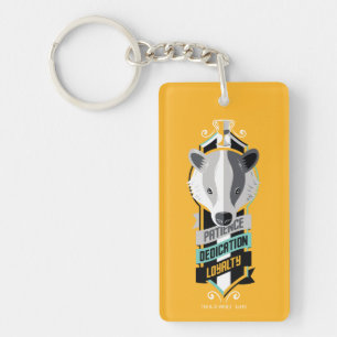 Harry Potter   HUFFLEPUFF™ House Traits Sigil Sleutelhanger
