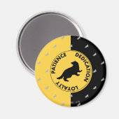 Harry Potter | HUFFLEPUFF™ Huis Eigenschappen Graf Magneet (Voorkant / Achterkant)