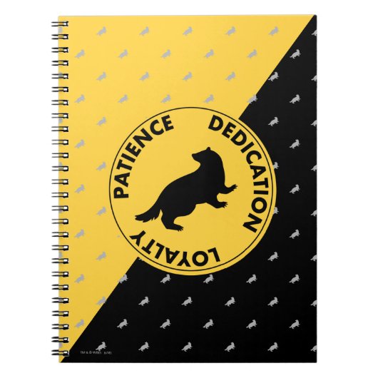 Harry Potter | HUFFLEPUFF™ Huis Eigenschappen Graf Notitieboek (Voorkant)
