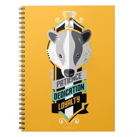 Harry Potter | HUFFLEPUFF™ Huis Eigenschappen Sigi Notitieboek (Voorkant)