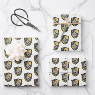 Harry Potter   Hufflepuff Huis Wapen 2 Inpakpapier Vel