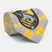 Harry Potter | Hufflepuff Huis Wapen Stropdas (Opgerold)