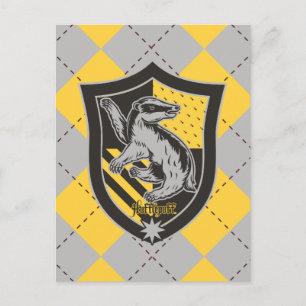 Harry Potter   Hufflepuff Huis Wapenschild Briefkaart