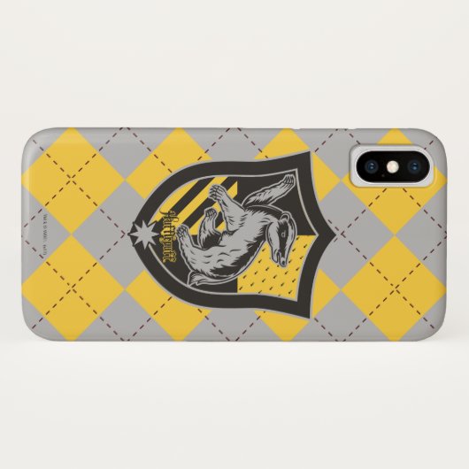 Harry Potter | Hufflepuff Huis Wapenschild Case-Mate iPhone Case (Achterkant (horizontaal))