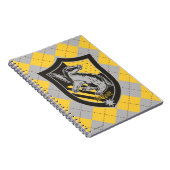 Harry Potter | Hufflepuff Huis Wapenschild Notitieboek (Rechterzijde)