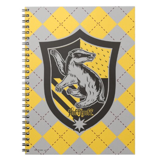Harry Potter | Hufflepuff Huis Wapenschild Notitieboek (Voorkant)