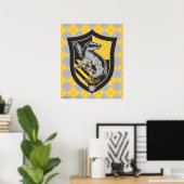 Harry Potter | Hufflepuff Huis Wapenschild Poster (Thuiskantoor)