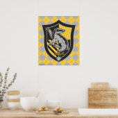 Harry Potter | Hufflepuff Huis Wapenschild Poster (Keuken)