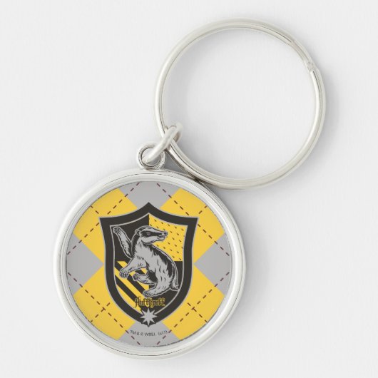 Harry Potter | Hufflepuff Huis Wapenschild Sleutelhanger (Voorkant)