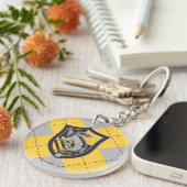 Harry Potter | Hufflepuff Huis Wapenschild Sleutelhanger (Voorkant Rechts)