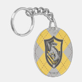 Harry Potter | Hufflepuff Huis Wapenschild Sleutelhanger (Voorkant Links)